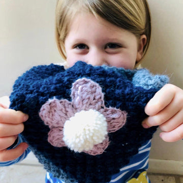 Tilly Rose Girl's Triangular Scarf in Berroco Ultra Alpaca