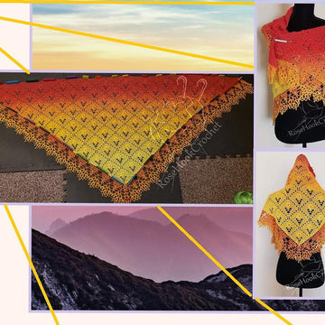 A Solitude of Flowers Shawl