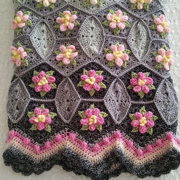 Apple Blossom Dream Afghan
