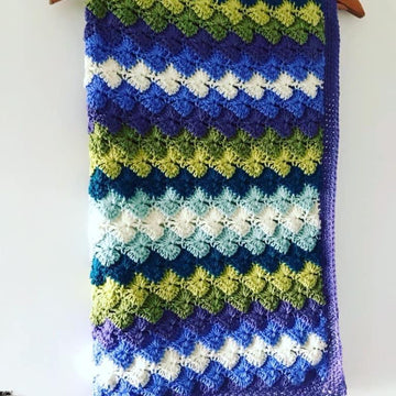 Catherine Wheel Crochet Blanket