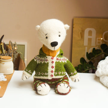 Knitting Pattern - Romantic Style Outfit for large toys