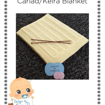 Baby Blanket knitting pattern Cariad - Keira