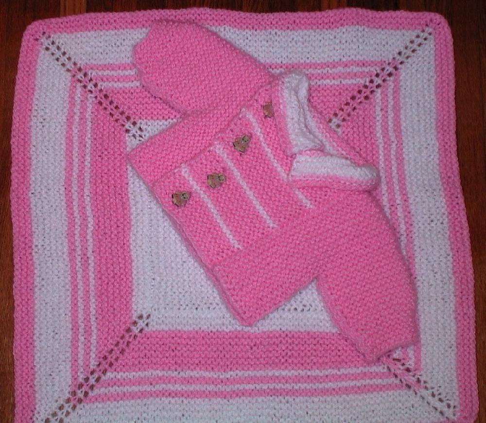 Jillian's Jaunty Jacket and Blanket set