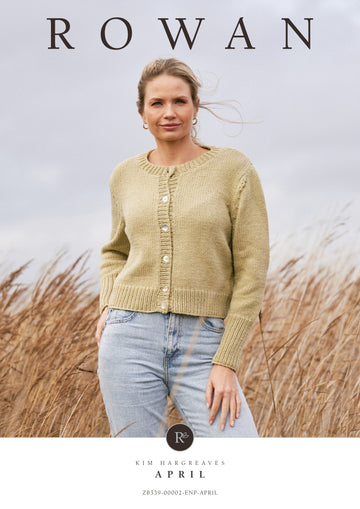 April Cardigan in Rowan Four Seasons - Downloadable PDF