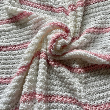 Baby Girl Stripes Baby Blanket