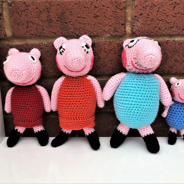 4 Peppa Pig Crochet Patterns