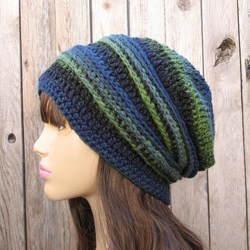 Crochet hat multicolored
