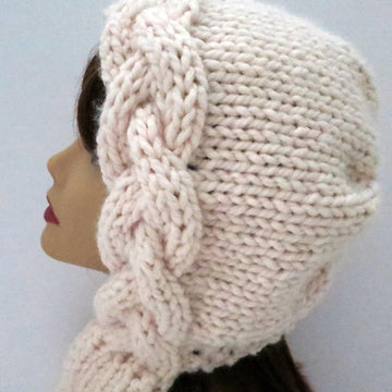 Snow Goddess Khione  Braid Hat