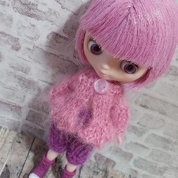 Petite Blythe puff sleeved cardigan