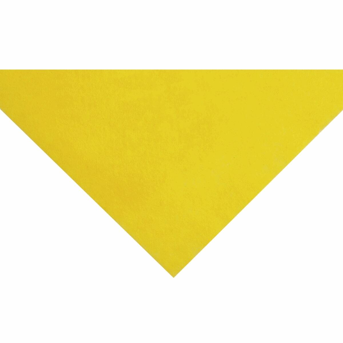 Trimits Acrylic Felt Roll 1m x 45cm  - Yellow