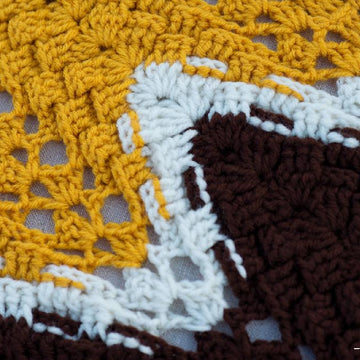 TriSquare Chevron Afghan