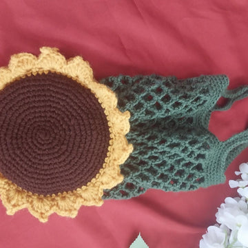 Foldable flower market bag