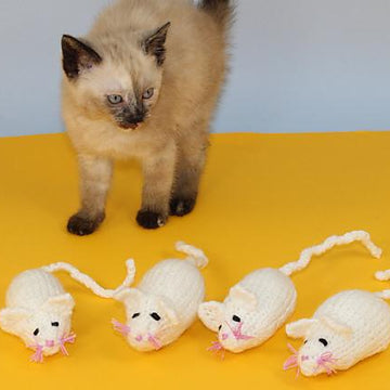 3 Blind Mice Kitten Toy