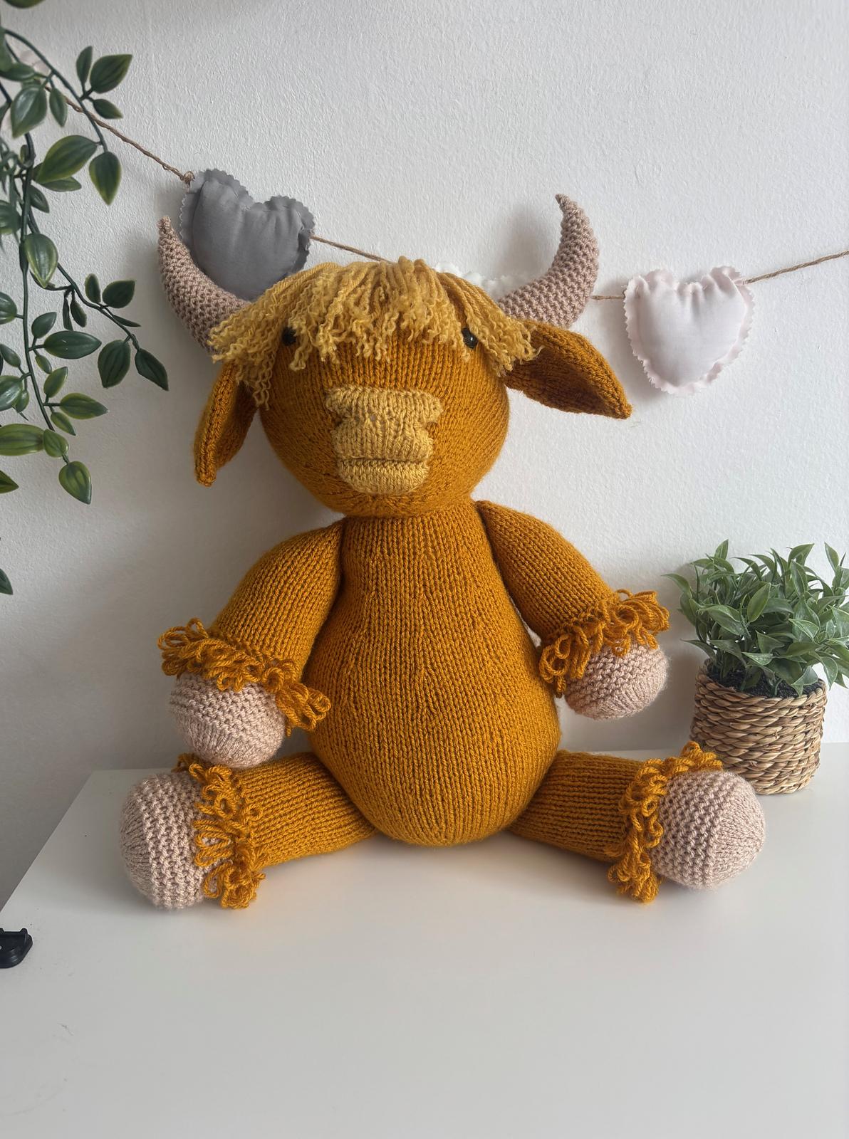Chunky Highland Cow Toy