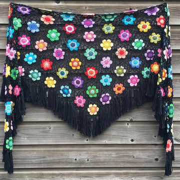 Happy Flower Shawl