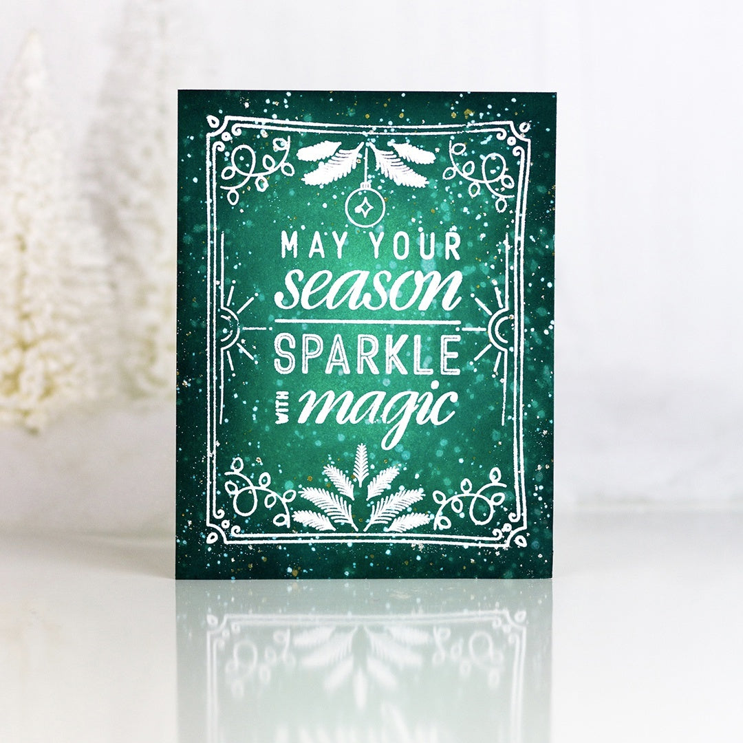 Pinkfresh Studio Clear Stamp Set 4"X6" - Sparkle With Magic