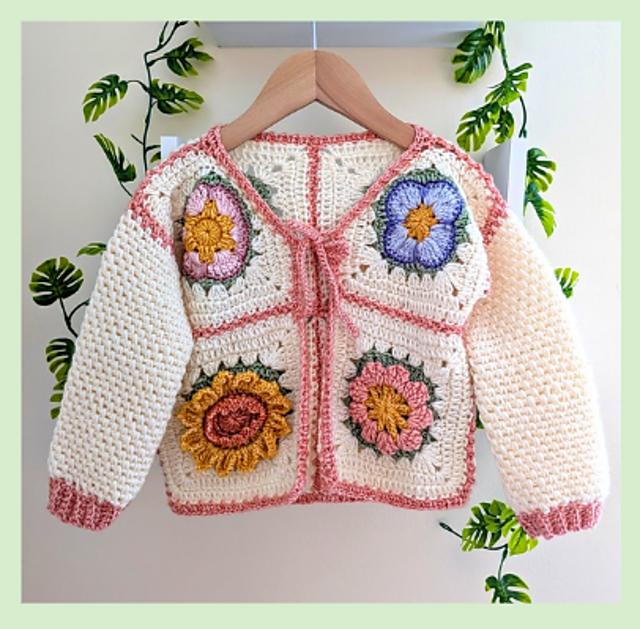 Girls Petal Parade Cardigan