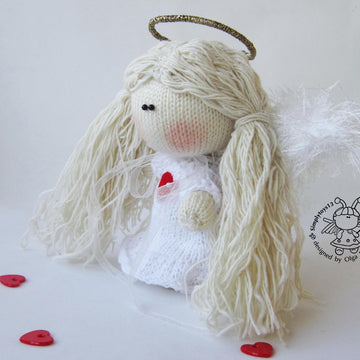 Pebble doll Angel