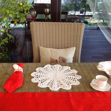 Crochet Placemat & Coaster Set N 108