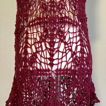 Pointed Hem Tunic Top Dress