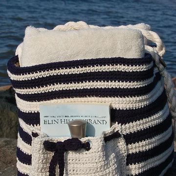 "Nautical Knots" Beach / Yarn / Tote Bag