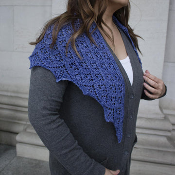 Mt Rose Triangle Shawl