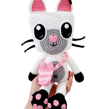 Pandy Cat (Gabby's Dollhouse) - Crochet Pattern