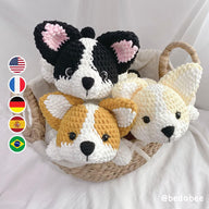 Corgi, Amigurumi Dog Puppy