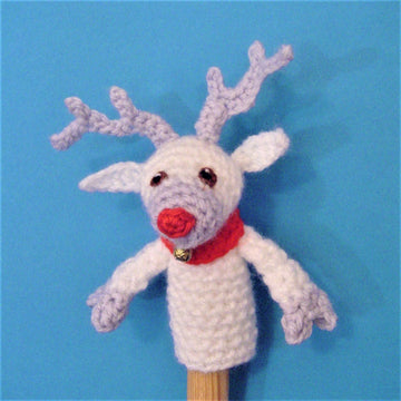 Rudolf the Red-nosed Reindeer Finger Puppet