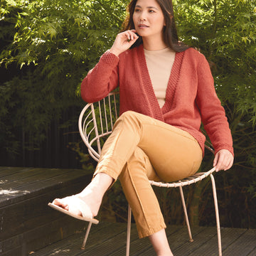 Ambience Cardigan in Rowan Cotton Revive - Downloadable PDF