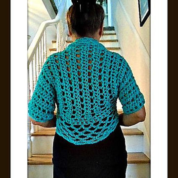 1016- Teal Green Shrug