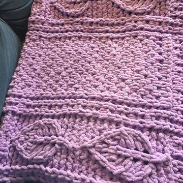 Lace Leaf Baby Blanket