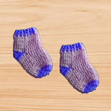 Crochet baby socks 6 -12 months
