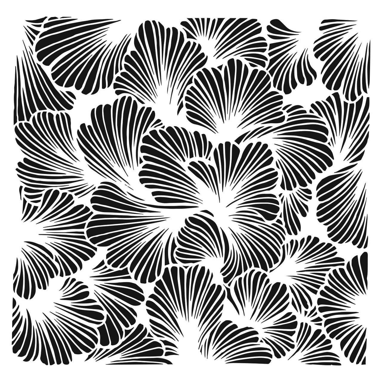 The Crafter's Workshop Crafter's Workshop Template 12"X12" - Lush Petals