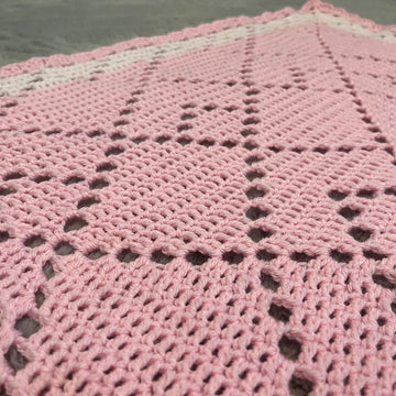 Double Diamonds Baby Blanket
