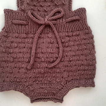 Saga knitted romper