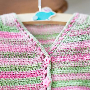 Rosetta baby cardigan