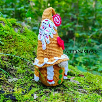 Сhristmas gingerbread gnome girl