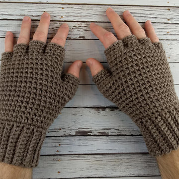 Men's Thermal Fingerless Gloves