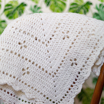 Midwife in a Square Crochet Baby Blanket