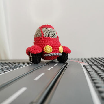 Turbo Red Race Car – Amigurumi Crochet Pattern