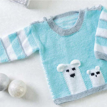 Baby Penguin and Polar Bears Sweater