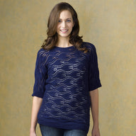 380 Boothbay Lace Pullover - Jumper Knitting Pattern for Women in Valley Yarns Southwick