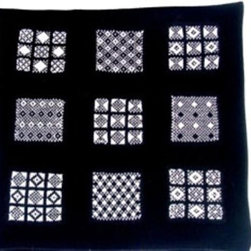 Sanquhar Sampler Cushion