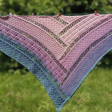 Triangular Scarf "Akaste"