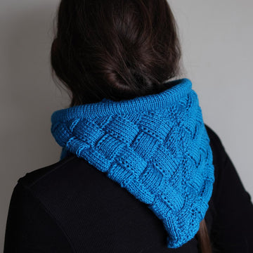 Autumn Entrelac Balaclava for DK