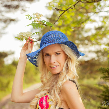Knitted cotton Summer hat "Merilin"