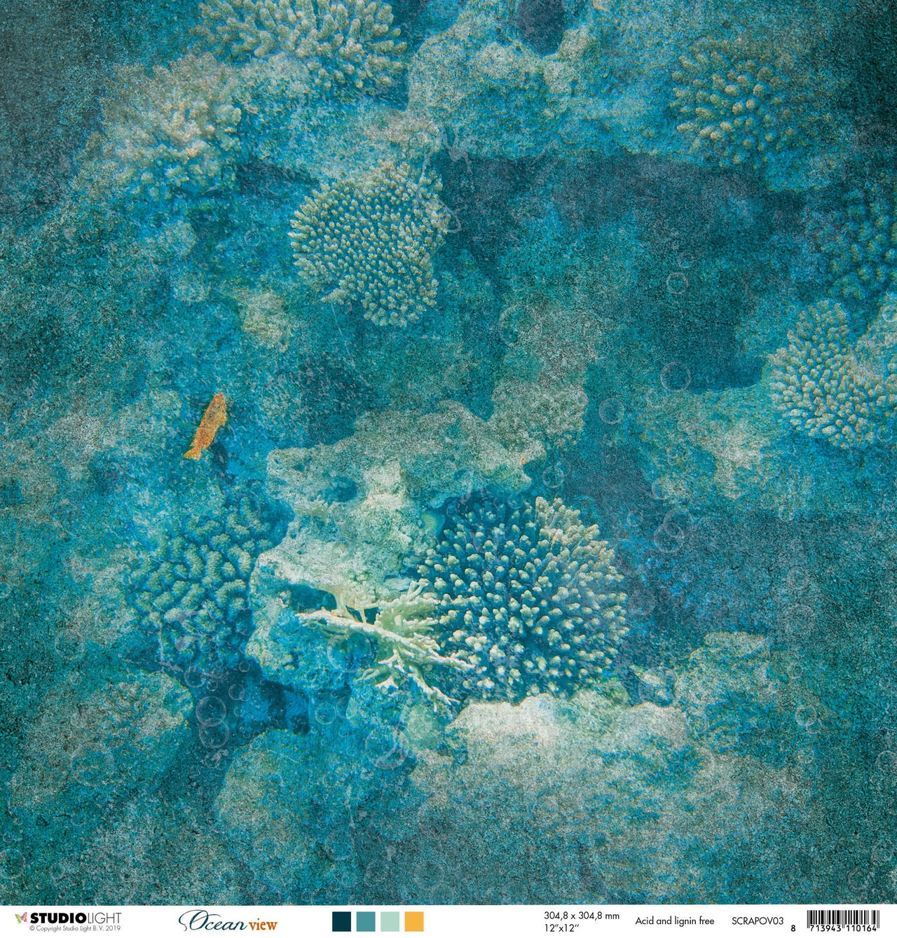 Studio Light Ocean View Double-Sided Cardstock 12"X12" 10/Pkg - NR. 03