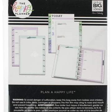 Happy Planner Mini Fill Paper 4.5"X7" 40/Pkg - Wellness Mood Tracker