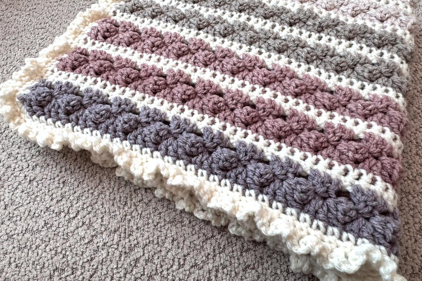 Blushing Blooms Baby Blanket